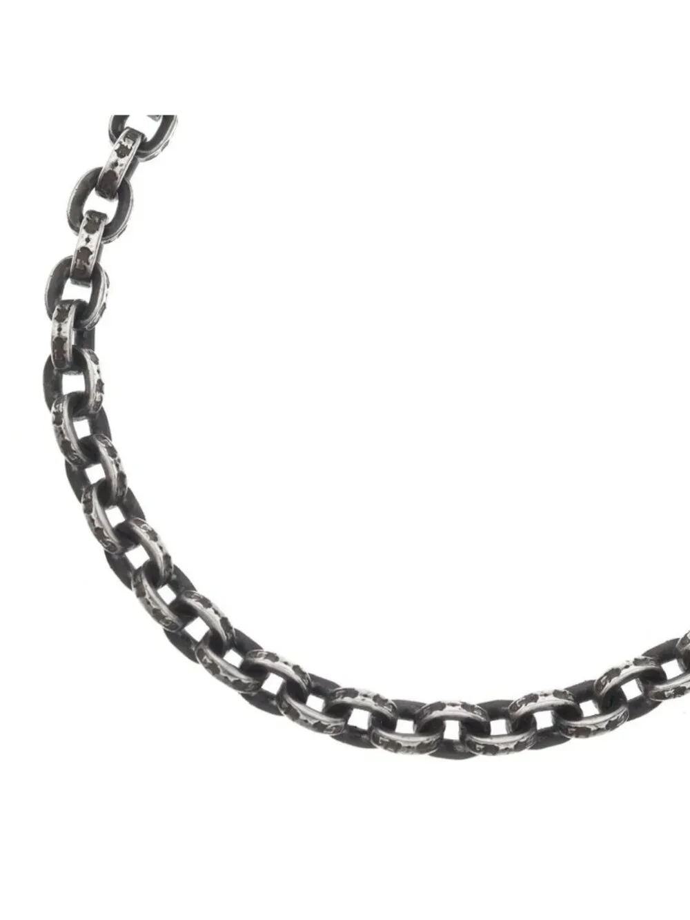 Chrome Hearts Paper Chain 18 Necklace Silver